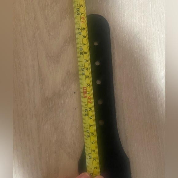 Vintage Rubik IceCube glass Mirror Suede Leather Wide statement belt Y2K RARE - Picture 14 of 14